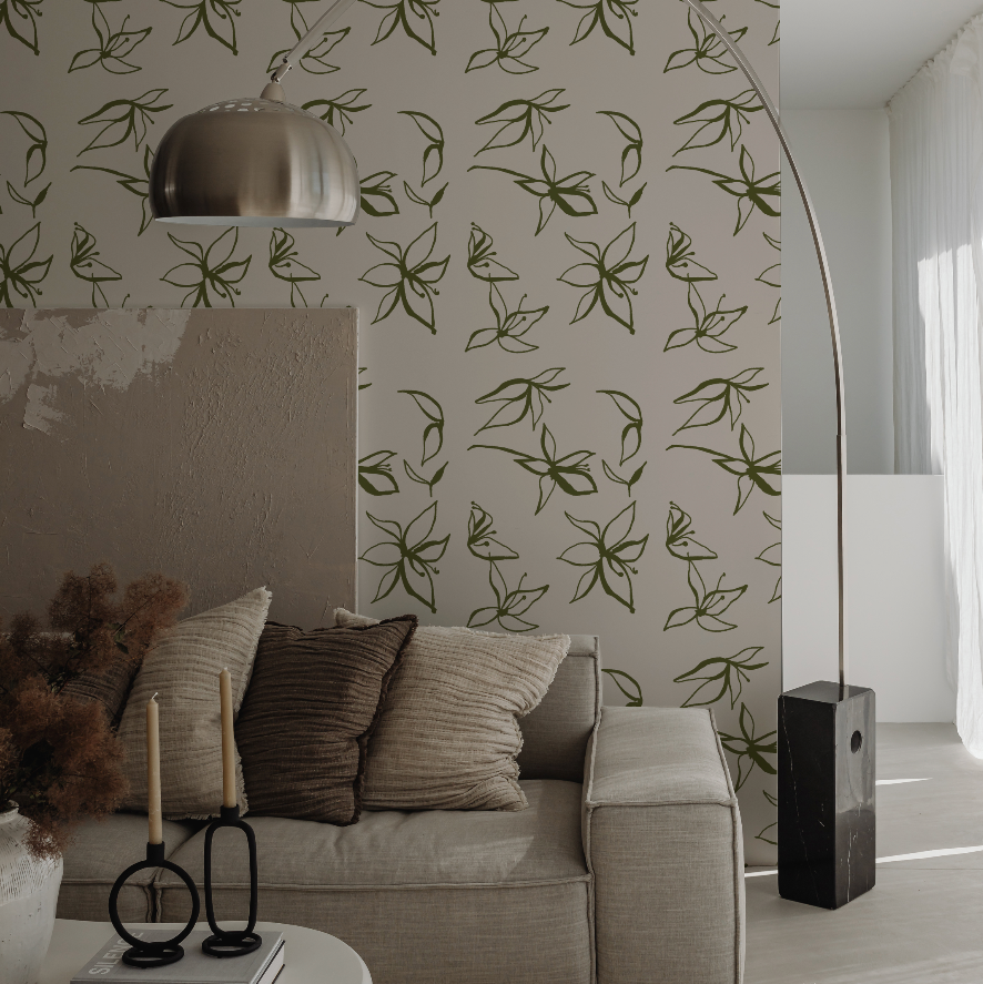 PAPEL MURAL GREEN FREE