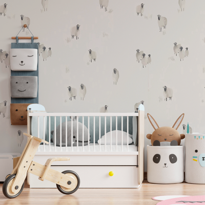 PAPEL MURAL  LITTLE SHEEP