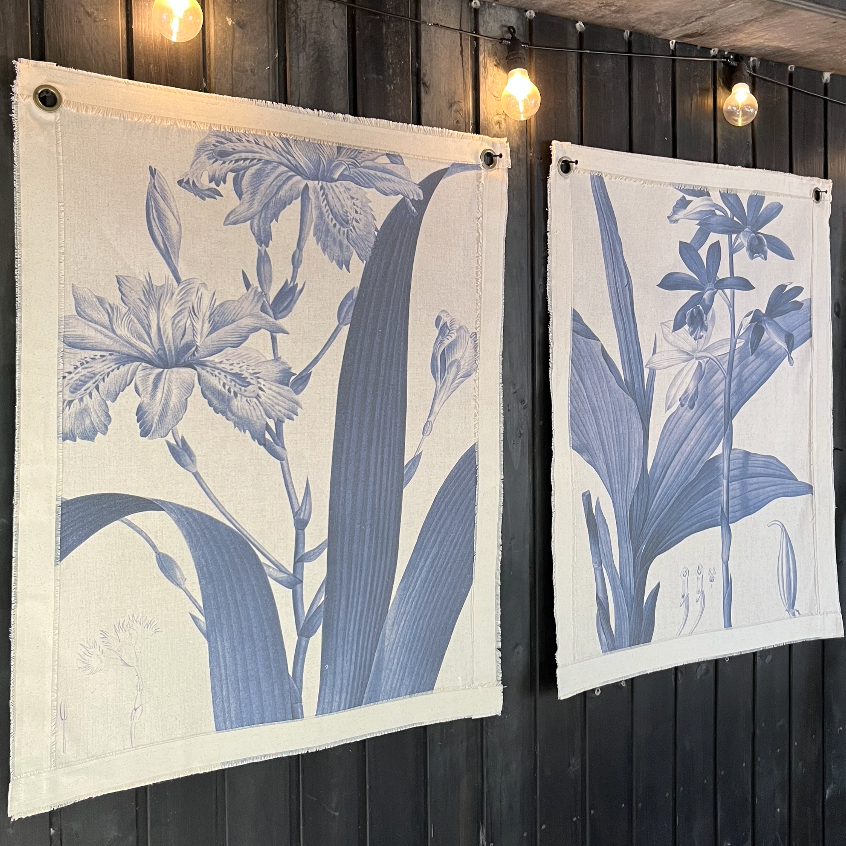 Lona Botanica azul I