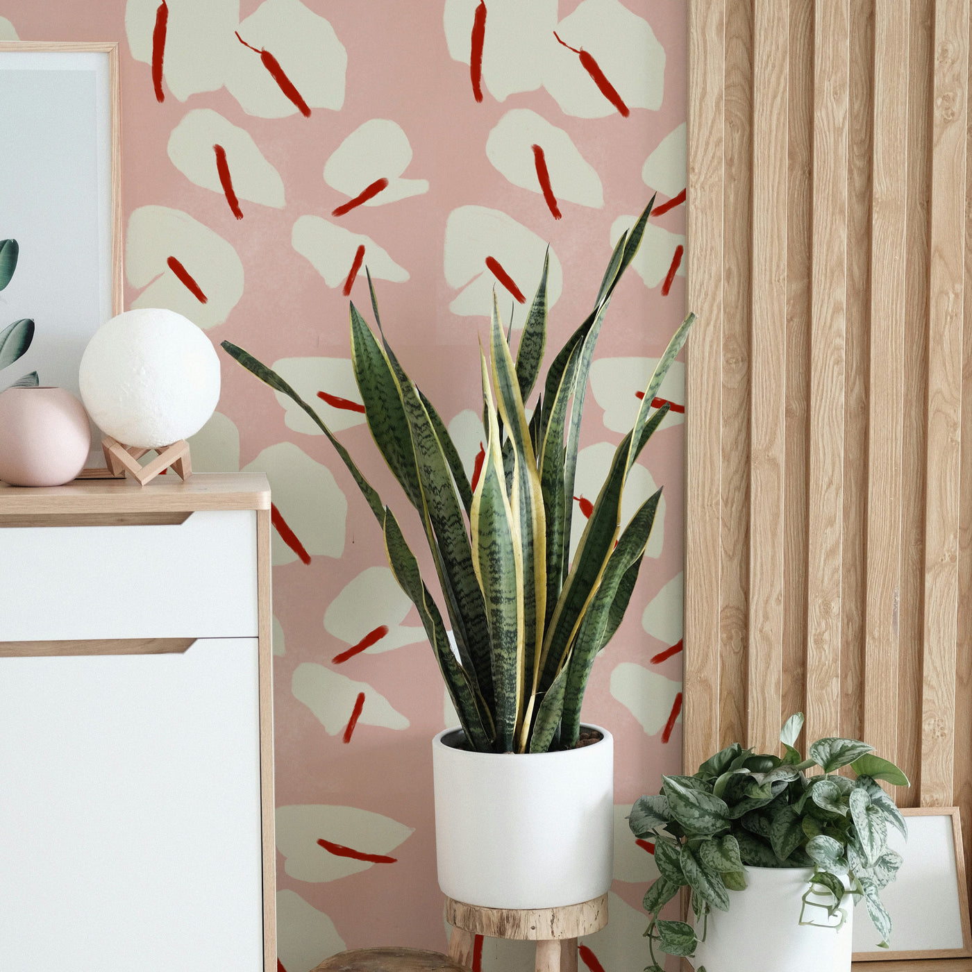 PAPEL MURAL PINK CALA